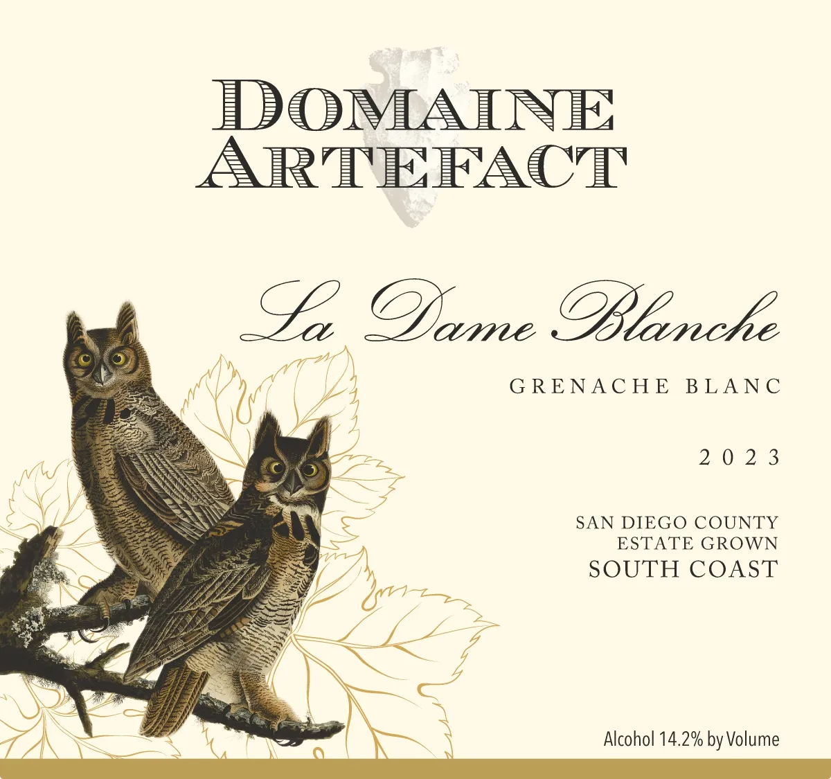 image for 2023 La Dame Blanche wine bottle
